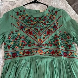 Falyn Floral Embroidered Dress
